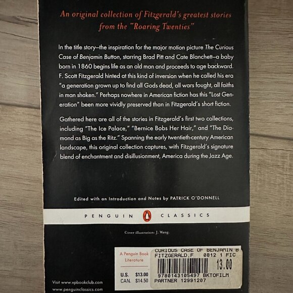 💥 (10 for $10) The Curious Case of Benjamin Button by F Scott Fitzgerald - Picture 2 of 3